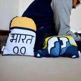 Mile Stone And Auto Shape Cushions - Discovering India