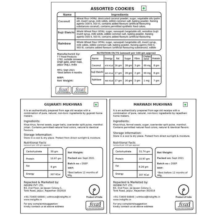 Abhinandan Box of DIY Decoratives, Laxmi Ganesh Tea-Light Stand & Health-Packed Goodies