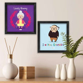 Frame Set with I love Granny and Grandpa Print