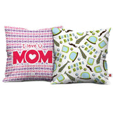 I Love Mom & Luving Dad Cushion Cover set of 2