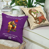 Caring Grandma and Grandpa Printed Cushions for Grandparents
