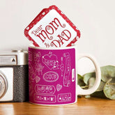 Mother Love Best Mom Coffee Mug (Purple)