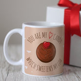 Valentine Candy Cake Brown Coffee Mug