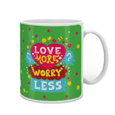 Pop Art Floral Heart Of Wings Green Coffee Mug