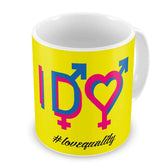 Abstract Expression for LGBT Yellow Coffee Mug