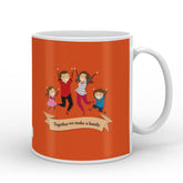 Together We Make Family Orange Coffee Mug