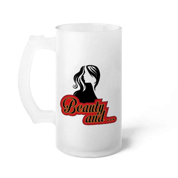 Beauty and Digital Printed Beer Mug Gift for Girlfriend