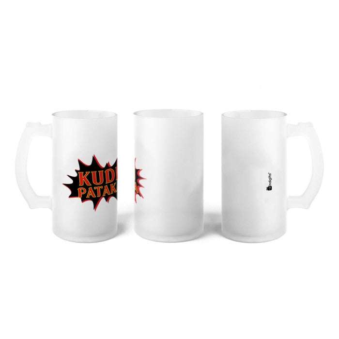 Kudi Pataka Digital Printed Beer Mug Gift for Girlfriend