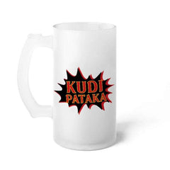 Kudi Pataka Digital Printed Beer Mug Gift for Girlfriend