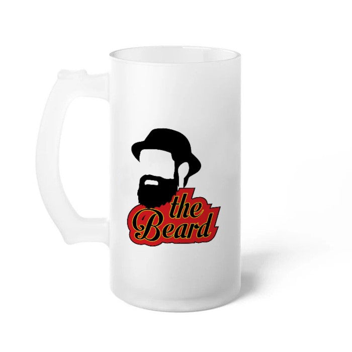 The Beard Digital Printed Beer Mug Gift for Boyfriend
