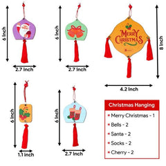 Christmas Sprinted Tree Hangings