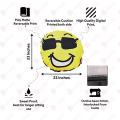 Smile Shape Cushion - Discovering India