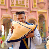 Samosa Shape Cushion - Discovering India