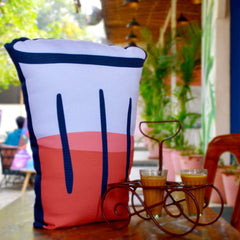 Tea Shape Cushion - Discovering India