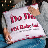 Do Dil Mil Rahe Hai Cushion Cover Valentines Day Gift