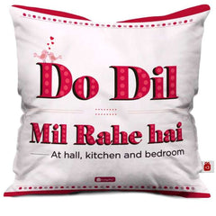 Do Dil Mil Rahe Hai Cushion Cover Valentines Day Gift