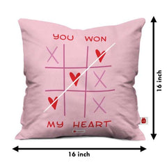 All Hearts Reversible Cushion with Cover Valentine Gift