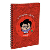 Leo The Bold Leader Red Diary