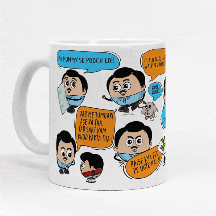 Father's Day, Birthday Gifts for Papa Quote Printed Coffee Mug 325 ml- Coffee Mug Gift for Dad