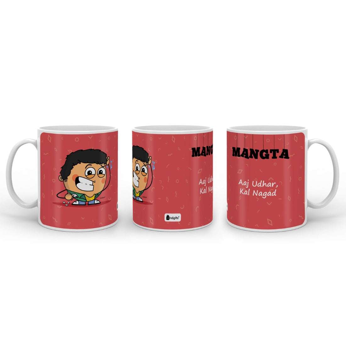 Mangta Mug with Mini Frame (Red)