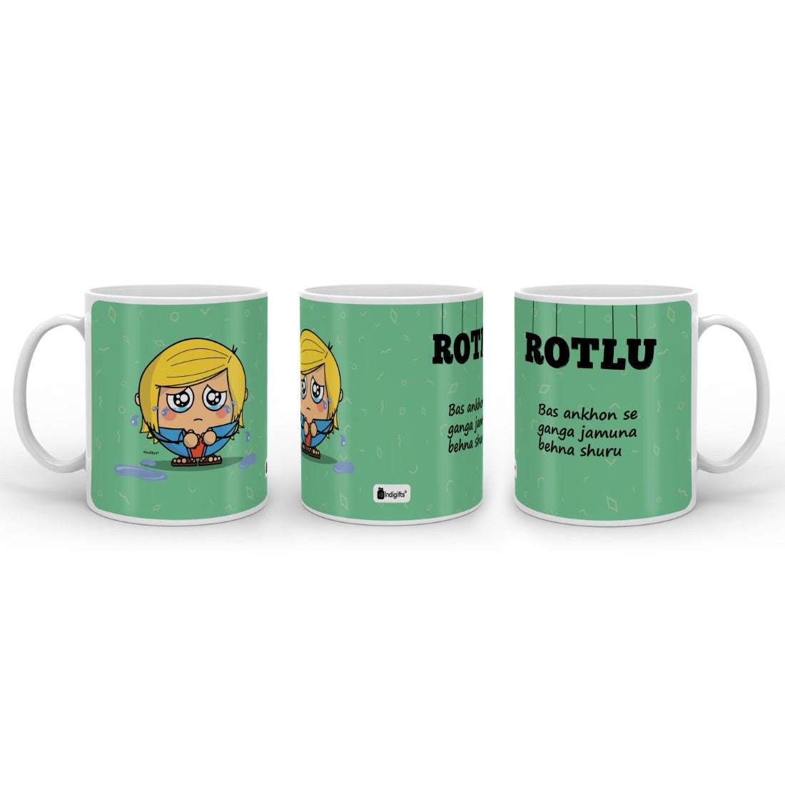 Rotlu Mug with Mini Frame (Green)