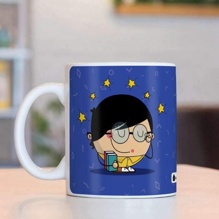 Padhaku Mug with Mini Frame (Blue)
