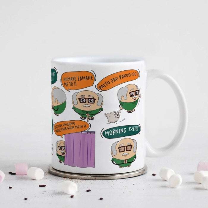 Grandfather Gifts Quote Printed Coffee Mug 325 ml