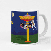 Jungle-Jalebi Friendship Kids Coffee Mug, Blue-325 ML