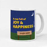 Jungle-Jalebi Selfie Stage Kids Coffee Mug, Blue-325 ML