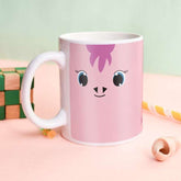 Indigifts Half-N-Half Unicorn Printed Kids Coffee Mug