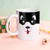 Indigifts Half-N-Half Dog Printed Kids Coffee Mug