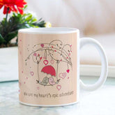Kissing Birds on Swing White Coffee Mug