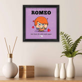 Romeo - Har dusre din mile pyaar Purple Poster Frame