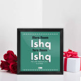 Naam Ishq Wall Poster Frames Valentines Gift