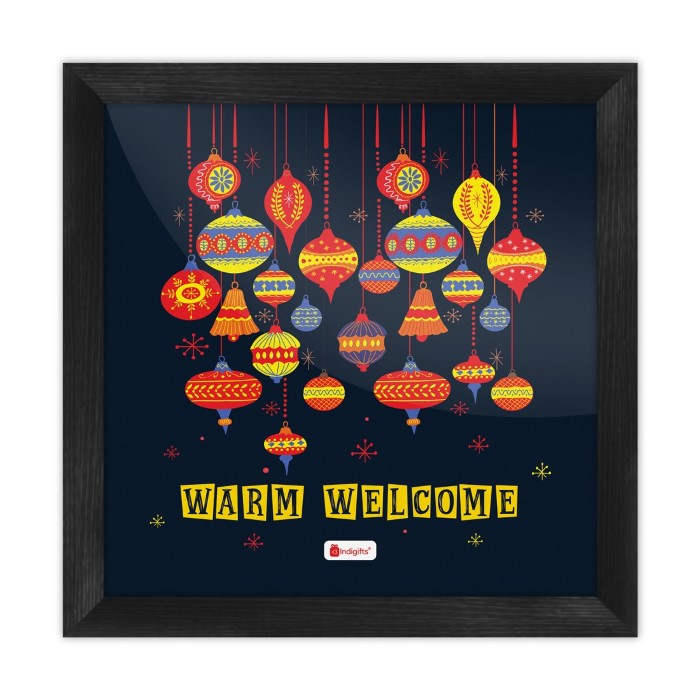 Warm Welcome Wall Poster Frame