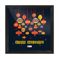 Warm Welcome Wall Poster Frame