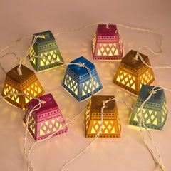 Wall Hanging DIY Diwali Lights with Sweet Greet Box of Cookies