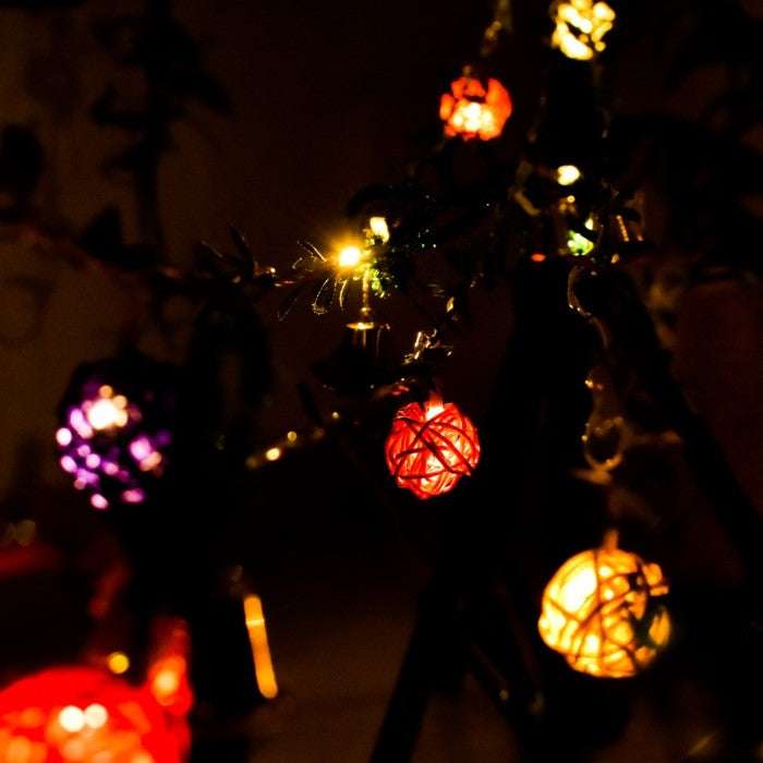 Diy Bells And Leaf String Christmas Light