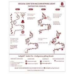 Diy Bells And Leaf String Christmas Light