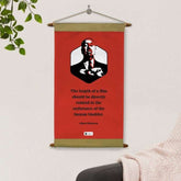 Albert Hitchcock Motivational Quote Scroll