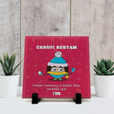 Chhupi Rustam Printed Table Décor Ceramic Tile 6x6 Inches