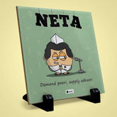 Neta Printed Table Décor Ceramic Tile 6x6 Inches