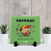 Bhukkad Printed Table Décor Ceramic Tile 6x6 Inches