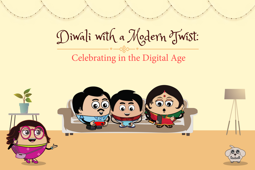 "Diwali with a Modern Twist: Celebrating in the Digital Age"