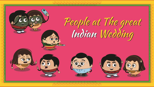 types of people in Indian wedding