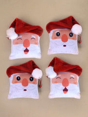 Christmas Gift Box For Fun Santa Printed Reversible Santa Soft Toy