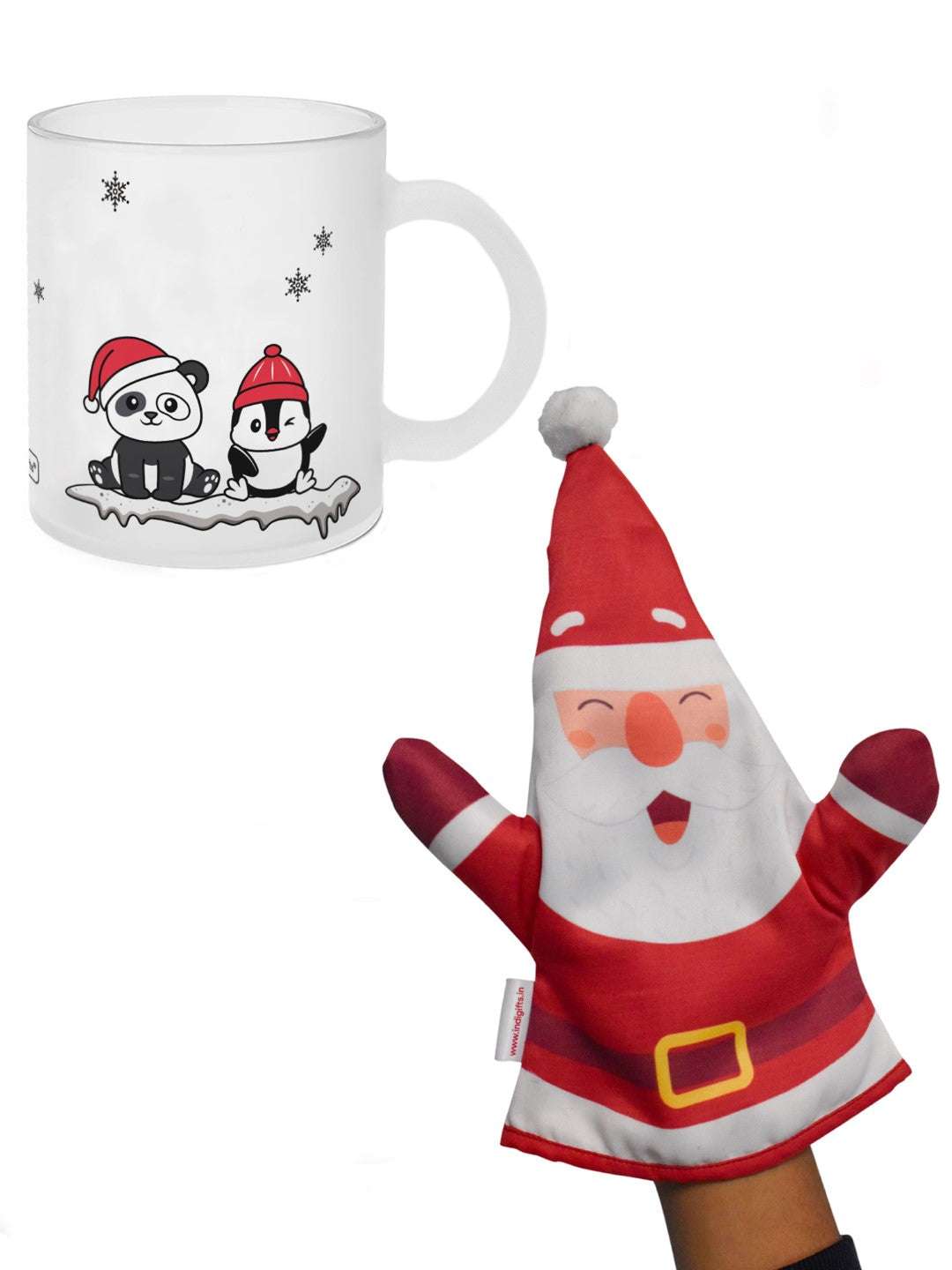 Our Friendship is Timeless Quotes Printed Frosted Mug 325 ml and Hand Puppet, Hand Puppets for Kids