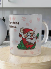 Xmas Gift Itmes For Family Frost Coffee Mug and Revesible Santa Soft Toy