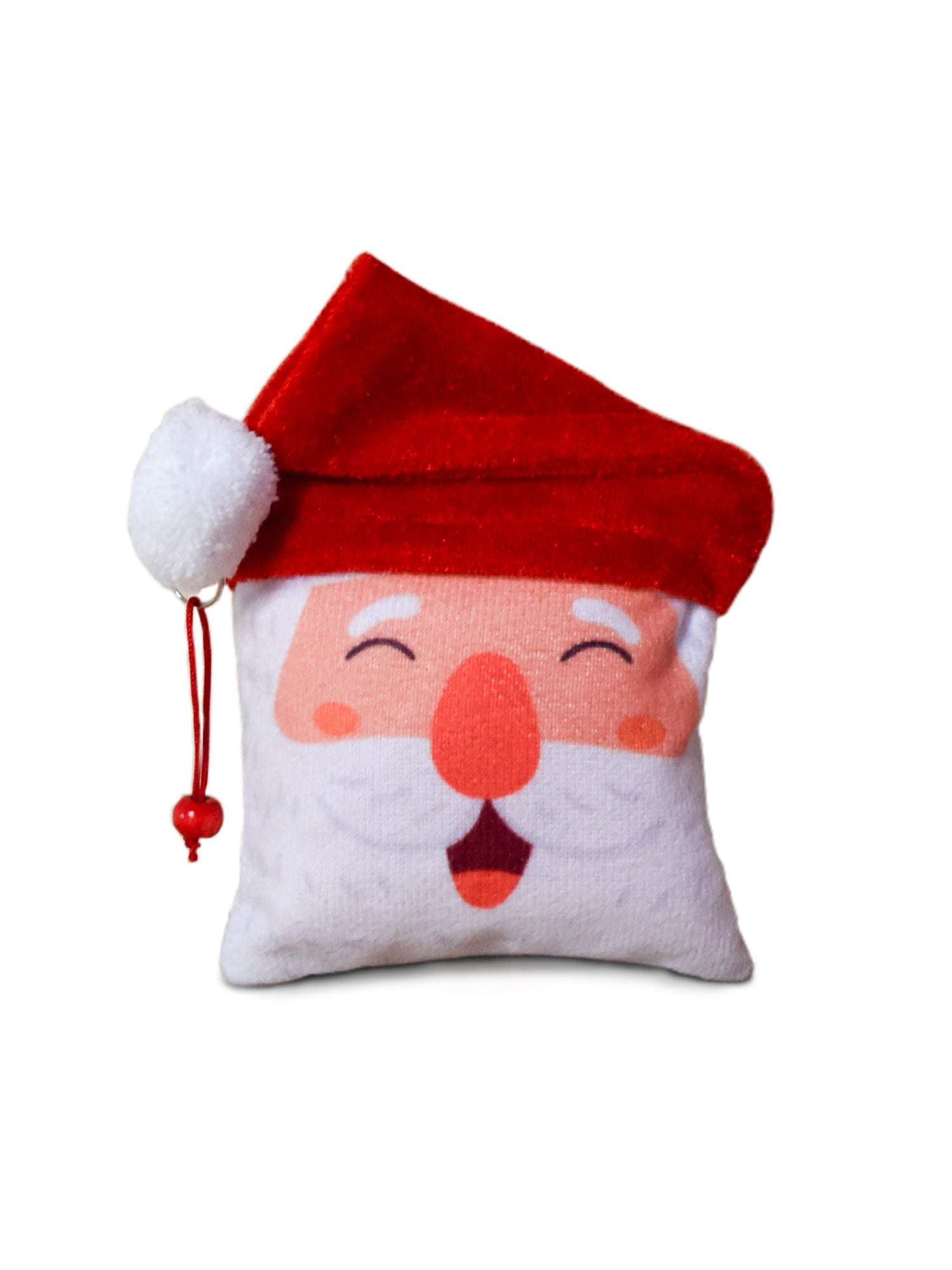 Christmas Gift Box For Fun Santa Printed Reversible Santa Soft Toy