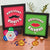 Brilliant Bhaiya & Bhabhi Poster Frame with Brother and Sister in law embroidery Rakhi
